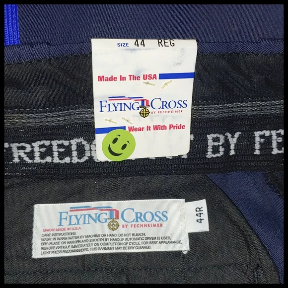 Flying Cross Navy with Blue Stripe Uniform Pants - Picture 3 of 5